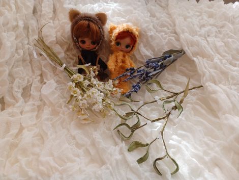 ◆3階浪漫館ギャラリー　1月8日（木布花＆クラフト教室の様子です◆
