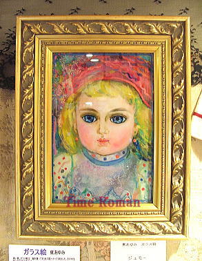 東 あゆみさまのガラス絵２枚（ジュモー・ブリュ）が入荷致しました♪