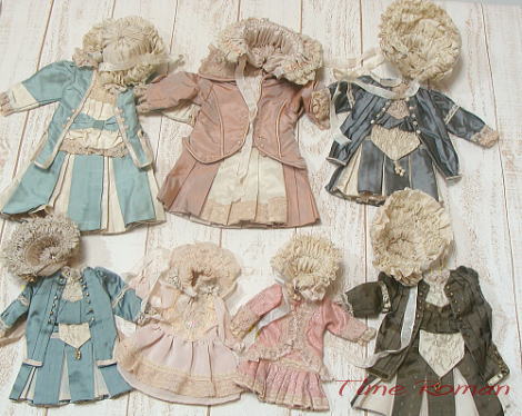 ◆ドール用ドレス＆ボンネットSETが多数入荷いたしております◆