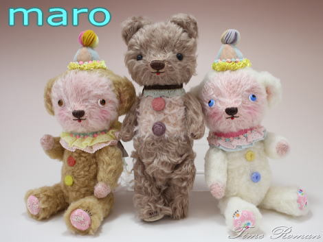 ◆テディベアアーティスト「maro/真野真由美」さまの作品が入荷致しました ◆