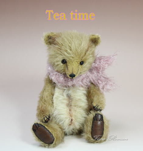 ◆テディベアアーティスト「Tea time/野澤 藍梨」さまの作品掲載いたしました◆
