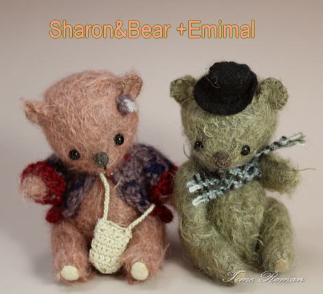 ◆テディベアアーティスト「Sharon&Bear+emimal/えっちゅうえみ」さまの作品掲載いたしました◆