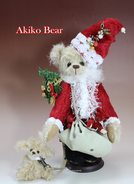 ◆テディベアアーティスト「AKIKO BEAR」さまの作品を掲載いたしました◆