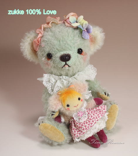 ◆テディベアアーティスト「zukke 100％ Love」さまの作品を掲載致しました◆