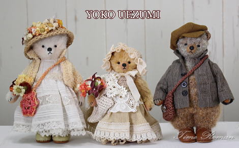 ◆テディベア・アーティスト「YOKO UEZUMI/上住 洋子」さまの作品が入荷致しました◆