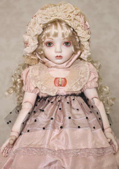 ◆創作ドール作家様、佐々木 士甫様作 「 シェーリーピンクの子」作品が入荷いたしました◆