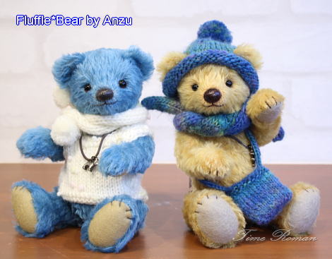 ◆テディベア アーティスト【   Fluffle*Bear by Anzu 】さまの作品が入荷いたしました◆