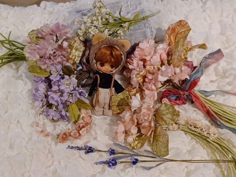 ◆3階浪漫館ギャラリー　12月11日（木布花＆クラフト教室の様子です◆