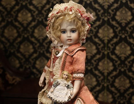 【お値下げいたしました】 　大坪 純子作／ リプロダクションドール 【サークルドットブリュ　プチドール付き】