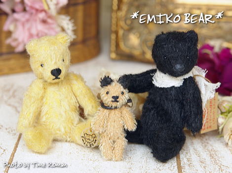 テディベア・アーティスト「EMIKO BEAR/石田恵美子」さまの作品が入荷致しました♪