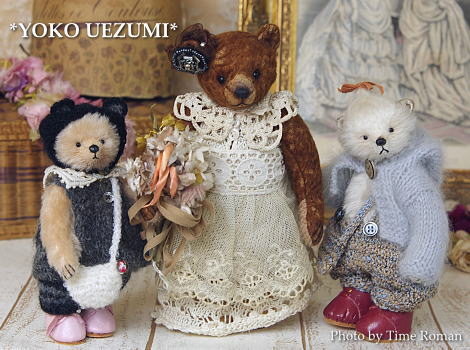 テディベア・アーティスト「YOKO UEZUMI/上住 洋子」さまの作品が入荷致しました♪