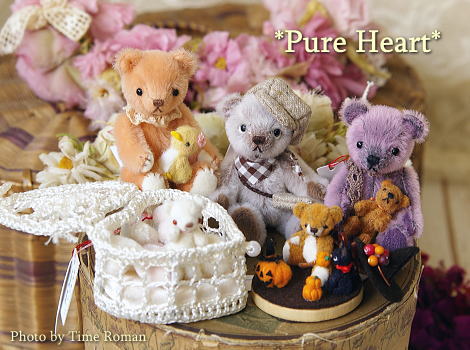 ◆テディベア・アーティスト「Pure Heart/小野 明子」さまの作品が入荷致しました◆