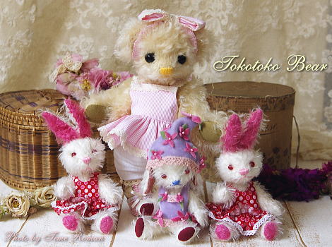 ◆テディベア・アーティスト「Tokotoko Bear/今井 敏子」さまの作品が入荷致しました◆