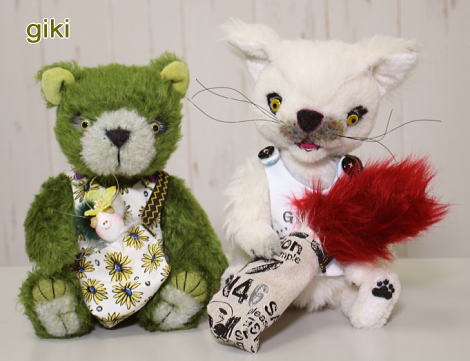 ◆テディベアアーティスト「giki/掘切　操」さまの作品が入荷致しました◆