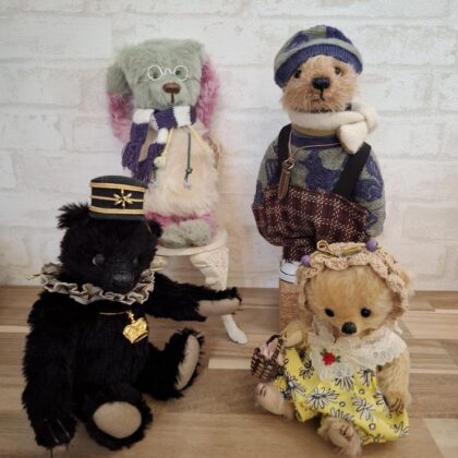 ◆テディベア＆アニマルアーティスト「Bear工房とんがり」様の作品が入荷しました◆